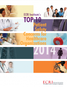 ECRI Top 10 Patient Safety Concerns